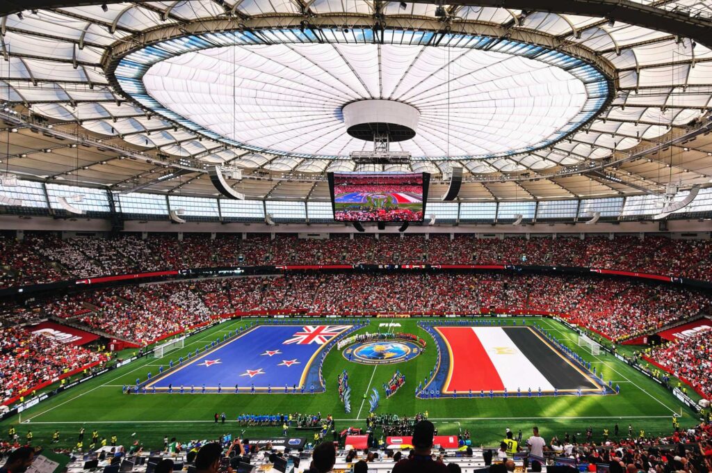 Partido del mundial de futbol