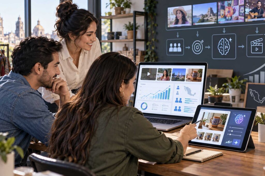 Emprendedores utilizan herramientas de publicidad con IA para Pymes para crear y optimizar campañas digitales.