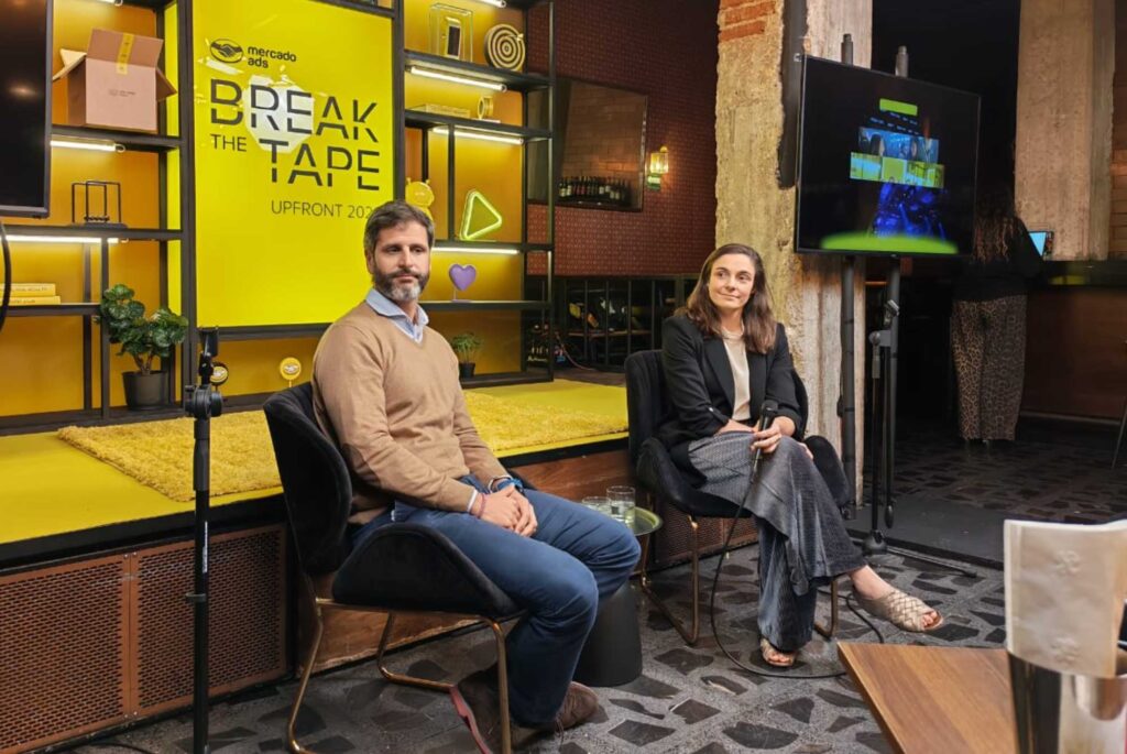 Presentación de Break the Tape 2026 de Mercado Ads sobre commerce media, streaming, redes sociales y medición de ventas.